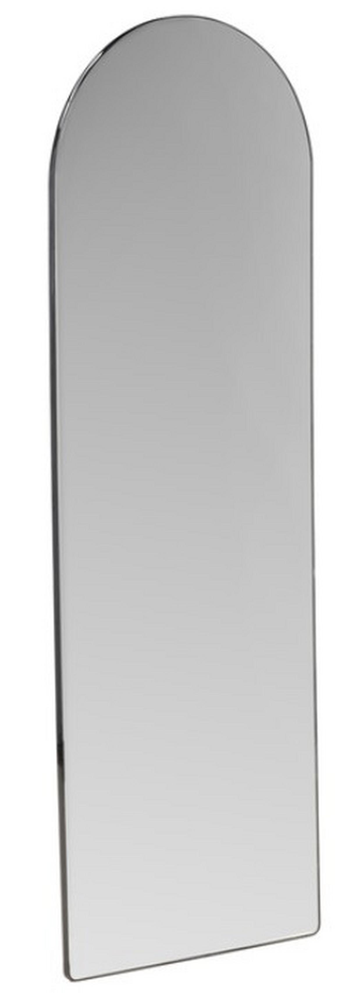 Wandspiegel Schwarz, B/h/t: 66x193x2,5cm - Schwarz, Design, Glas/Metall (66/193/2,5cm) - P & B