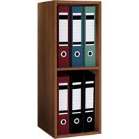 Aktenregal Offas Nuss Dekor B: 34 cm - Nussbaumfarben, Design, Holzwerkstoff (34/72/30cm) - MID.YOU