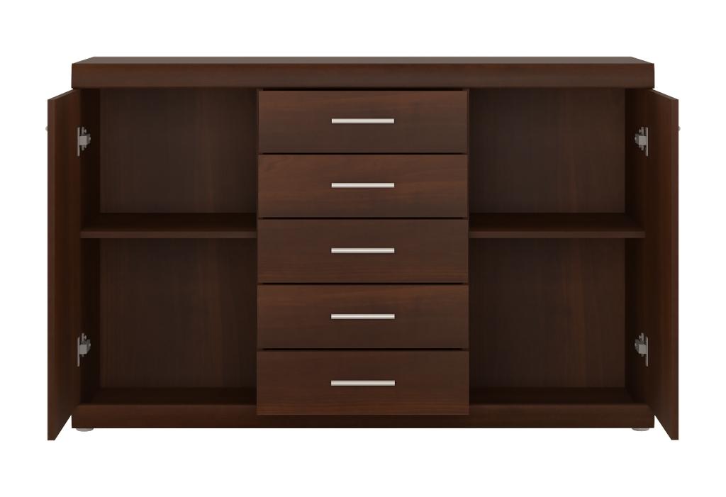 Kommode Imperial Walnussfarben B:140cm - Walnussfarben, KONVENTIONELL, Holzwerkstoff (140/90/45cm)