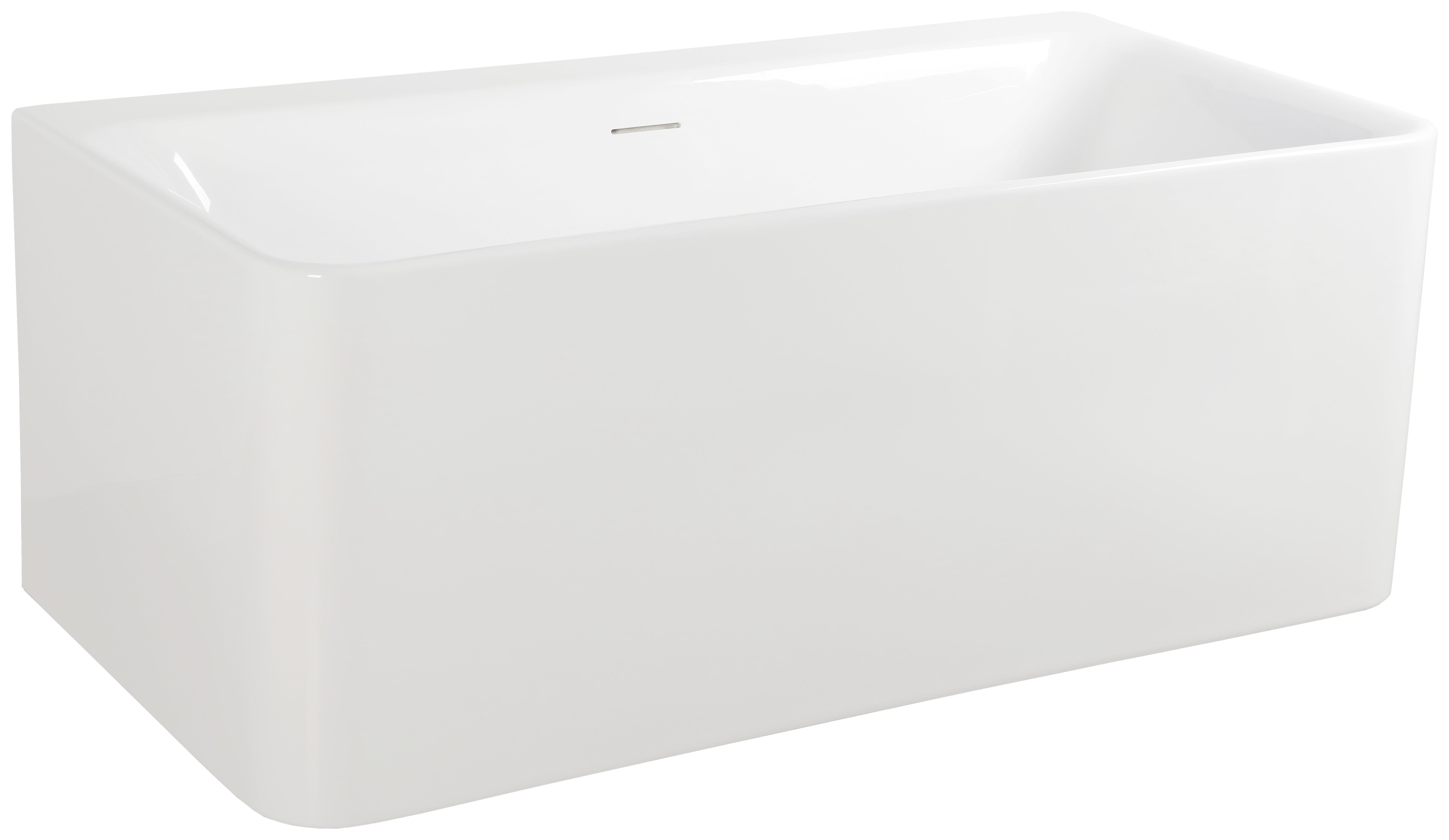Badewanne LxBxH: 170x80x58,5 cm Acryl, Freistehend, Schürze