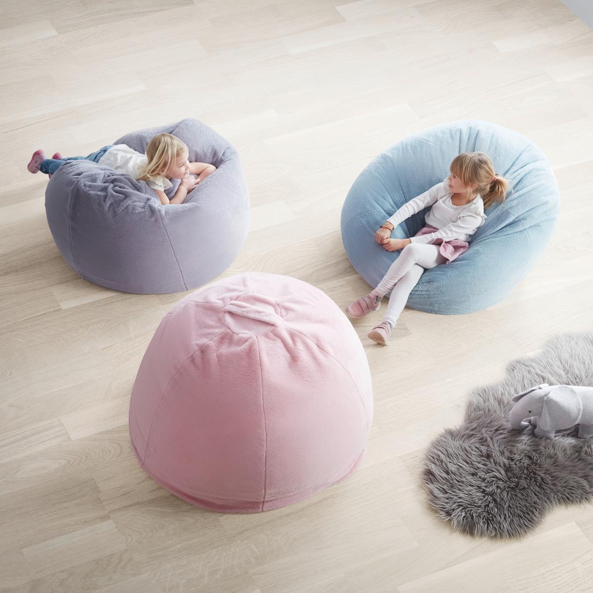 Sedací vak MARIO růžová - růžová/pink, Moderní, textil (64/114cm) - Bessagi Kids