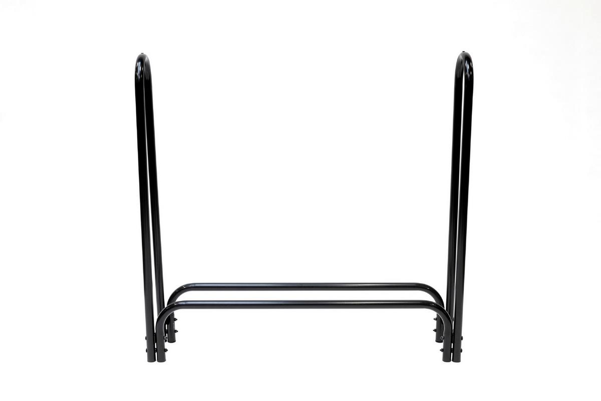 Kaminholzregal Kaminholzregal 126 Cm - Schwarz, Basics, Metall (25/118/126cm)