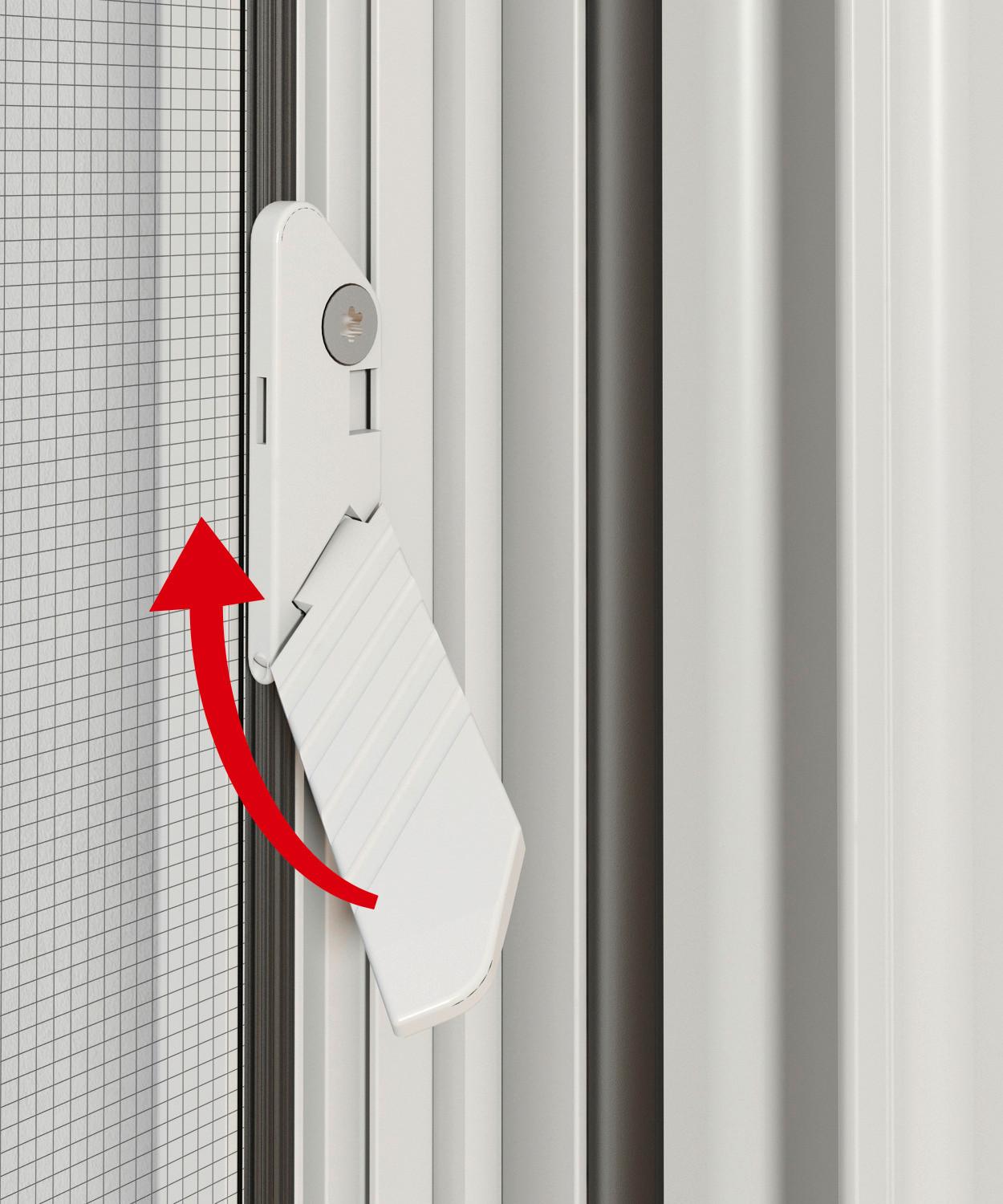 Fliegengitter Fenster 140x150 Cm Weiß - Weiß, Basics, Metall (140/150cm)