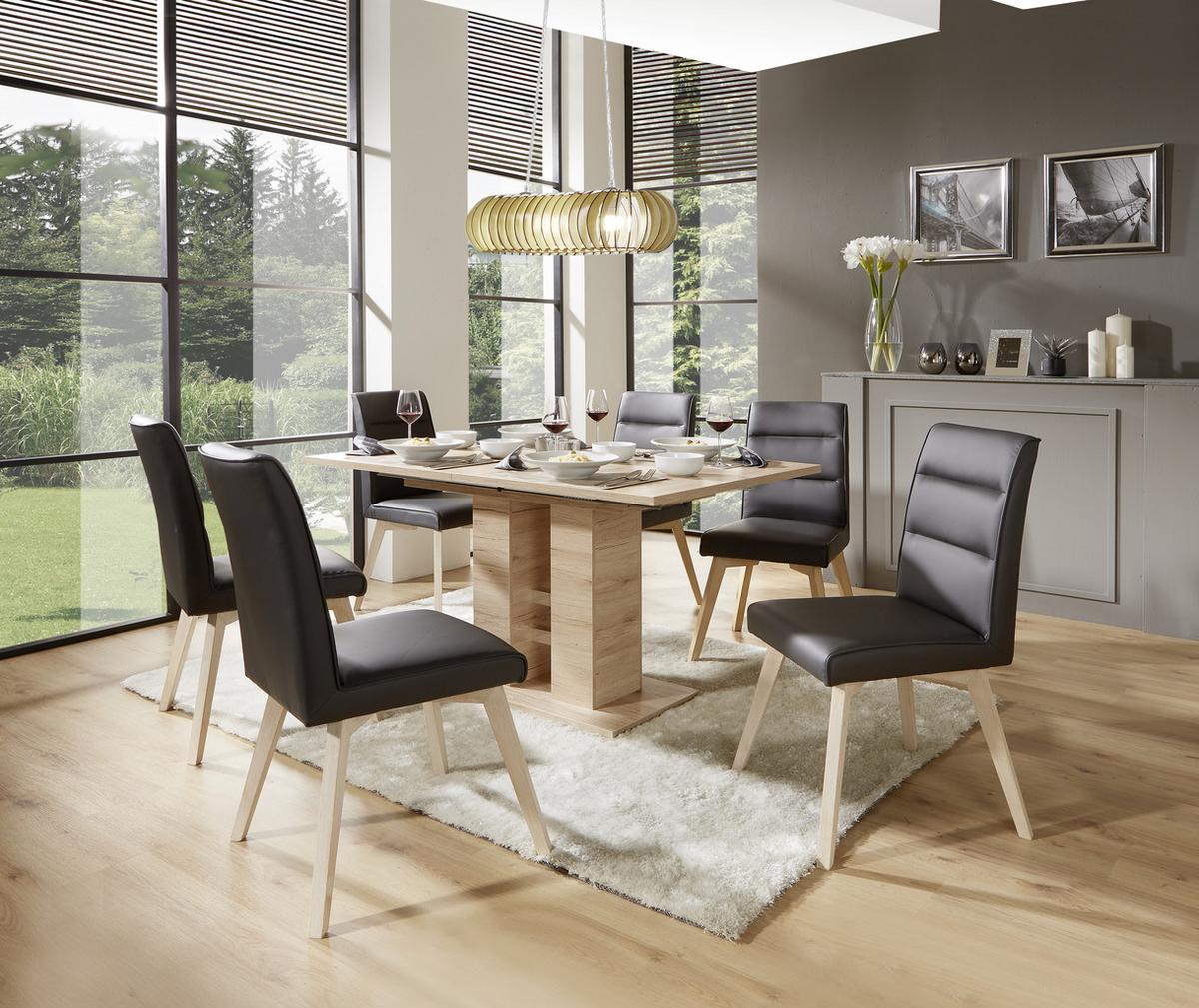 Kihúzható Asztal Helena 140 Az *top Ár* - tölgyfa, Konventionell, faalapú anyag (140-220/76/90cm) - Best Price