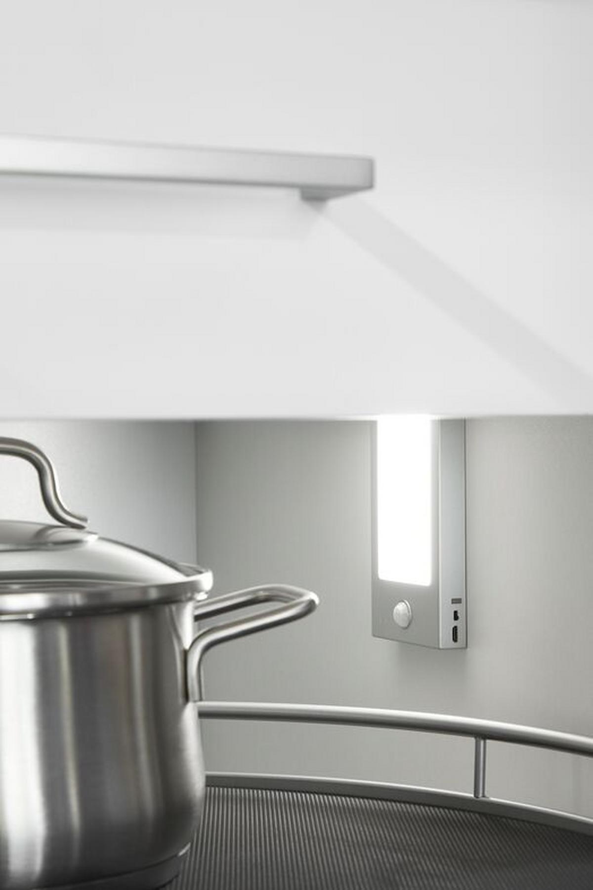 Einbauküche Ip3150 Frei Planbar Modernes Design - Anthrazit/Weiß, MODERN, Holzwerkstoff - Impuls