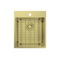 SPÜLE ARIA - Goldfarben, Design, Metall (44/51cm) - Schütte