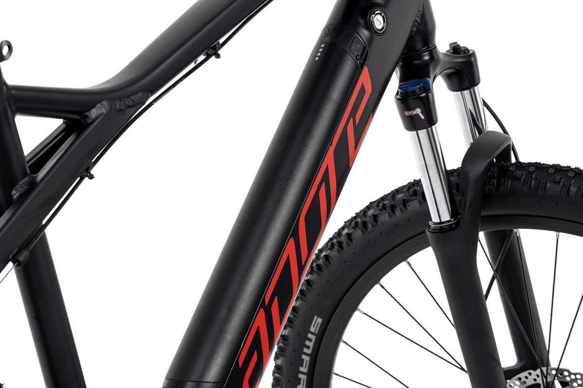 Elektrofahrrad 27,5 Zoll, 120 Km - Schwarz, Basics, Metall (180/70/100cm)