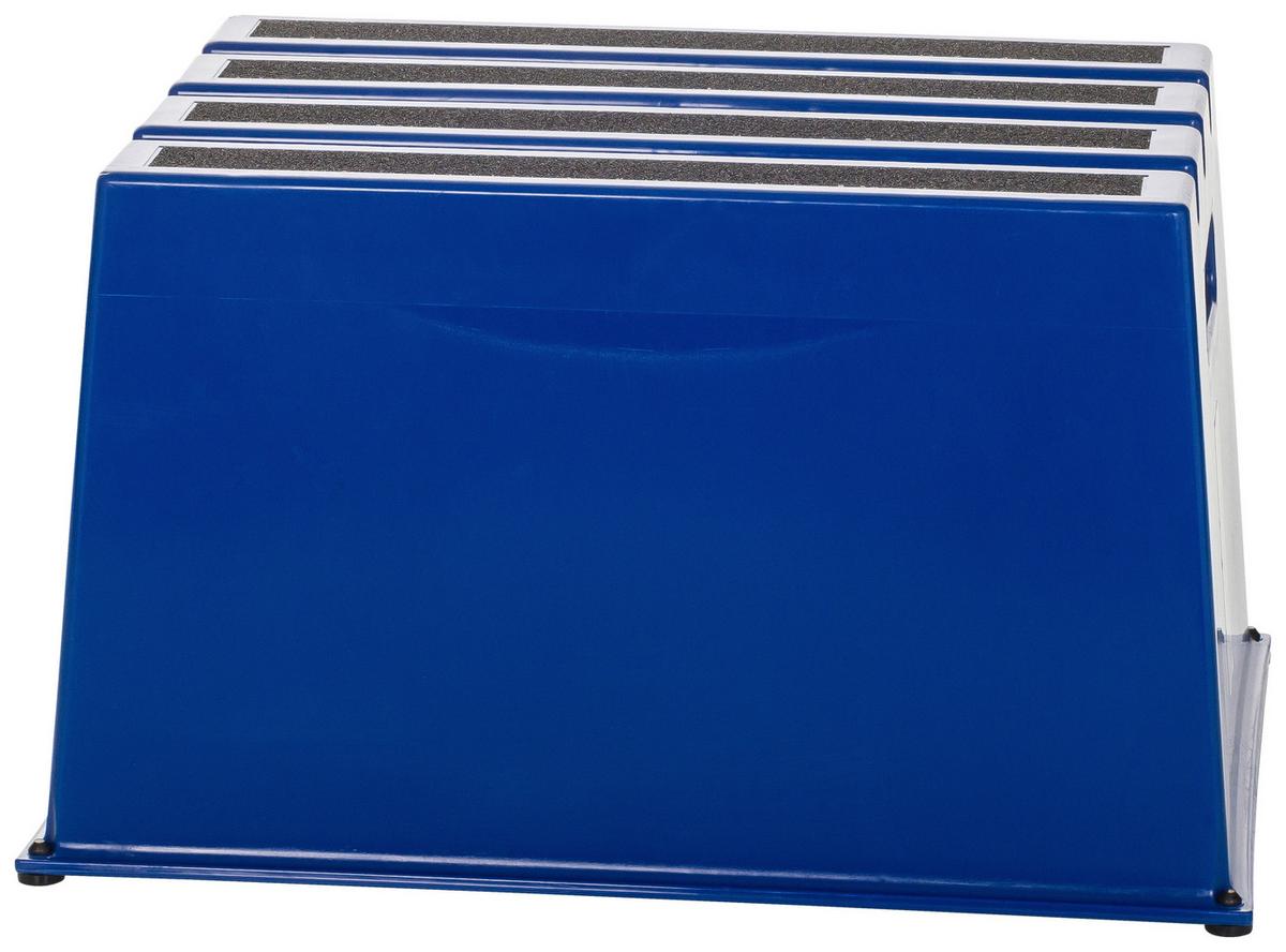 Tritthocker Tio-E1 - Blau, Basics, Kunststoff (52,5/31/37,5cm) - MID.YOU