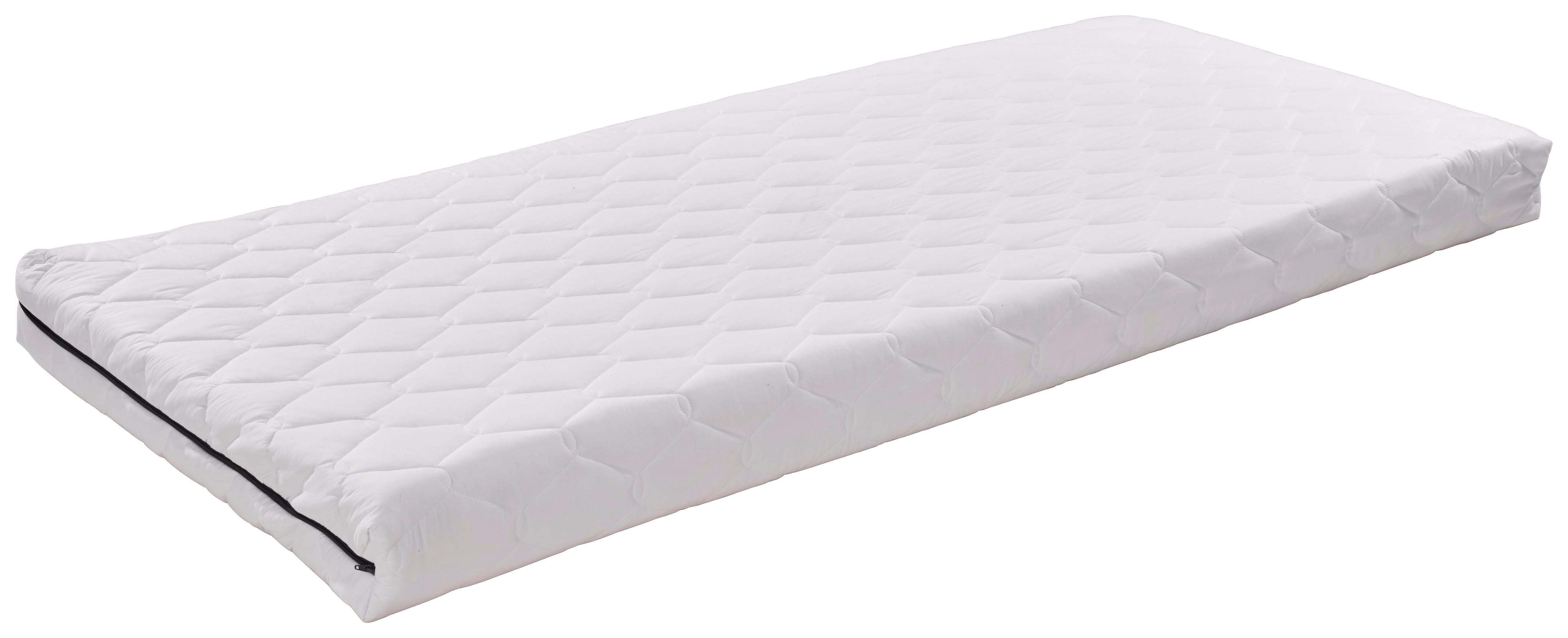 Komfortschaummatratze Base 90x200 cm H3 H: 13 cm - Weiß, MODERN, Textil (90/200cm) - Livetastic