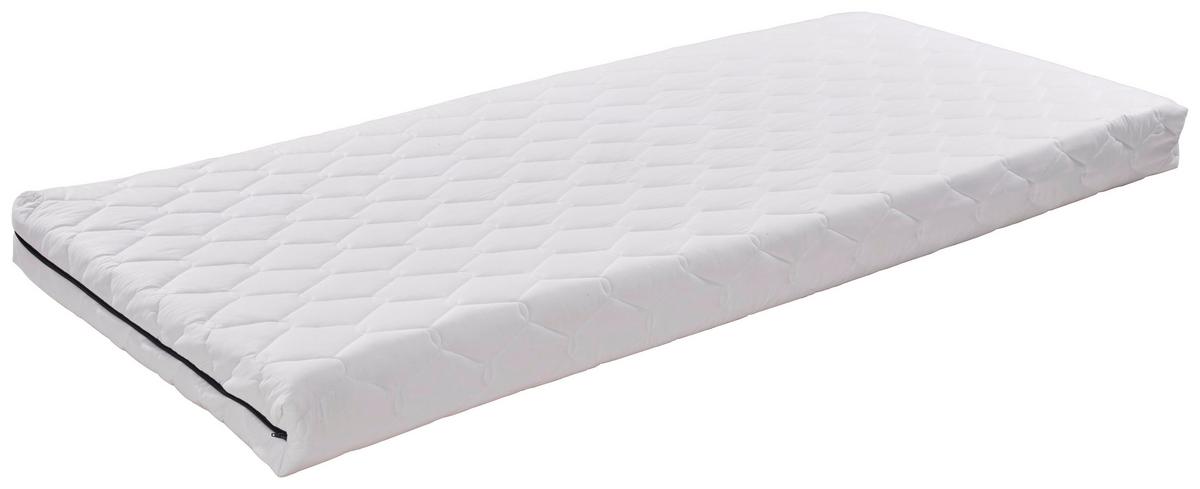 Komfortschaummatratze Base 90x200 cm H3 H: 13 cm - Weiß, MODERN, Textil (90/200cm) - Livetastic