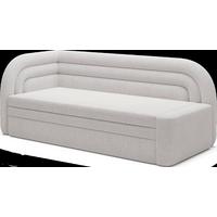Récamiere Fabillo Links Weiß, B: 86 cm - Schwarz/Weiß, Design, Textil (86/80/223cm) - MID.YOU