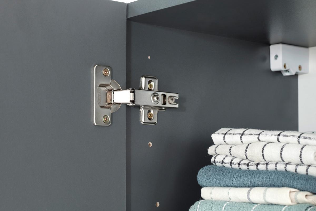 Küchenblock Oliver Grau B: 310 cm - Grau, Design, Holzwerkstoff (310cm) - Respekta