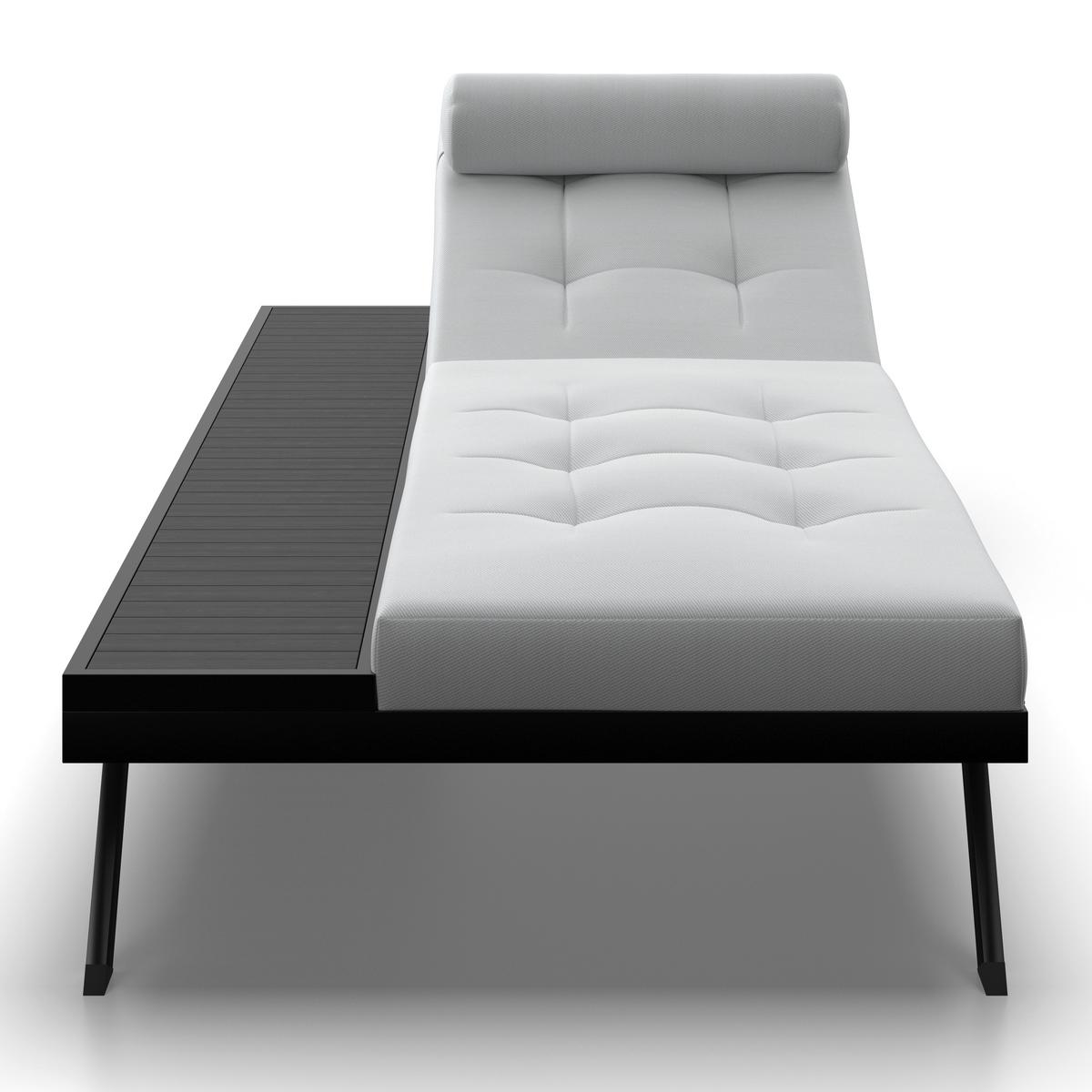 ZAHRADNÍ LEHÁTKO AVOLINA - světle šedá/tmavě šedá, Moderní, kov/textil (199/86/40cm) - Bessagi Garden