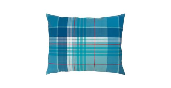 Bettwäsche Yasmin - Blau/Anthrazit, MODERN, Textil - Luca Bessoni