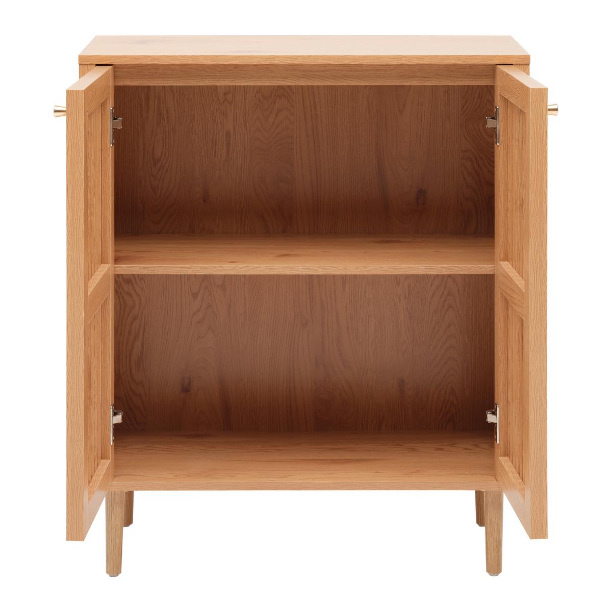 KOMODA BARCELONA -EXKLUSIV- - přírodní barvy/barvy zlata, Lifestyle, kov/kompozitní dřevo (76/90/35cm) - Mömax