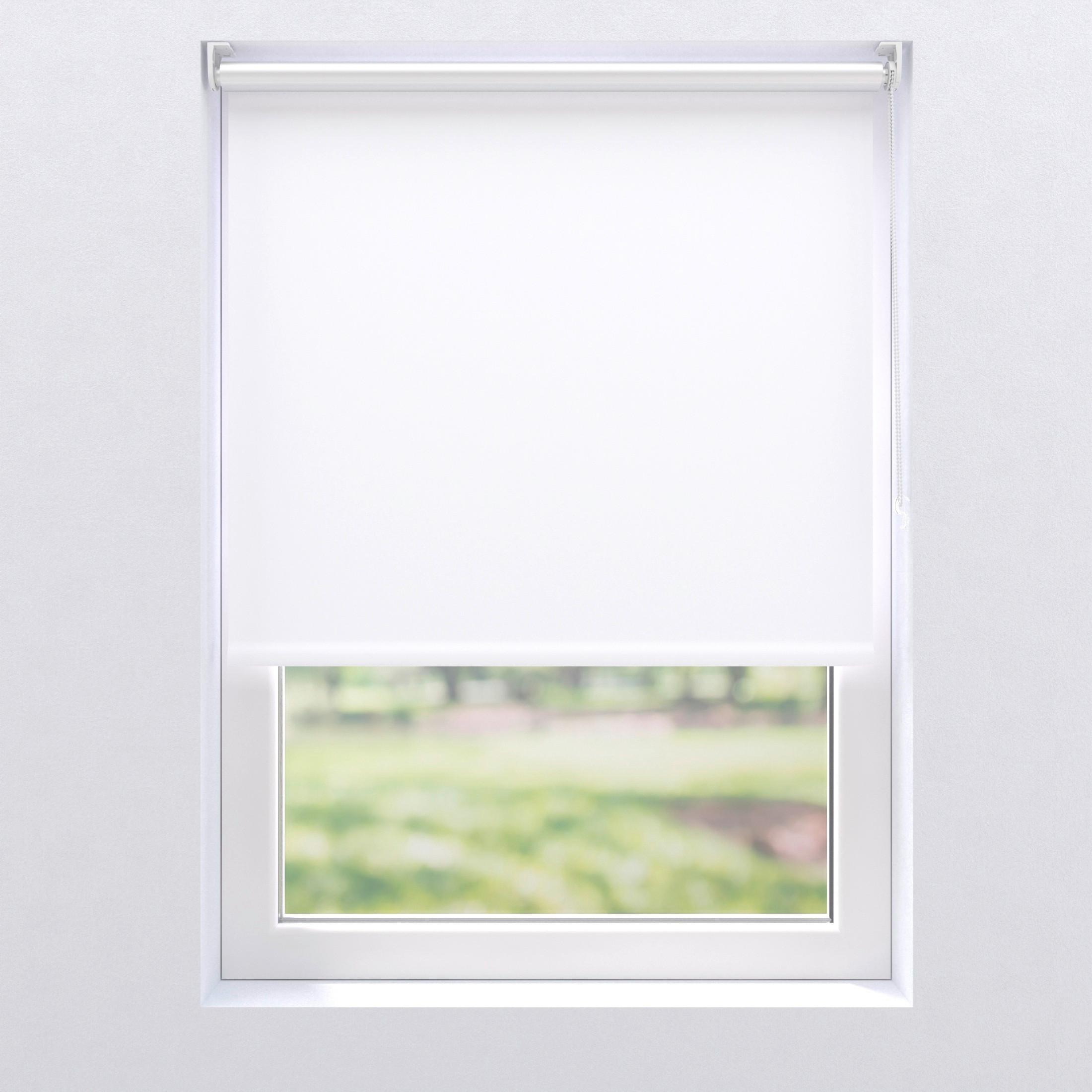 Rollo Thermo 110x150 cm mit Kettenzug - Weiß, Basics, Kunststoff (110/150cm)