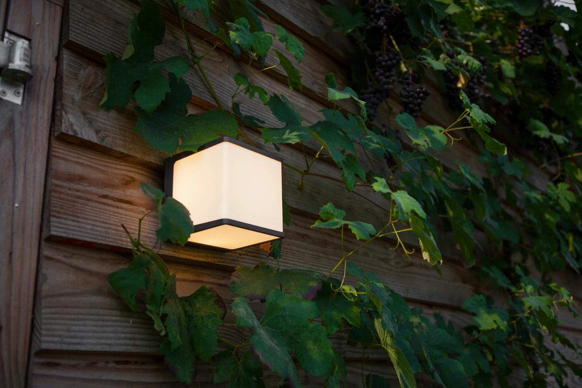 Led-außenleuchte 5105001125 Doblo - Anthrazit/Opal, Design, Kunststoff/Metall (15/15/15cm)