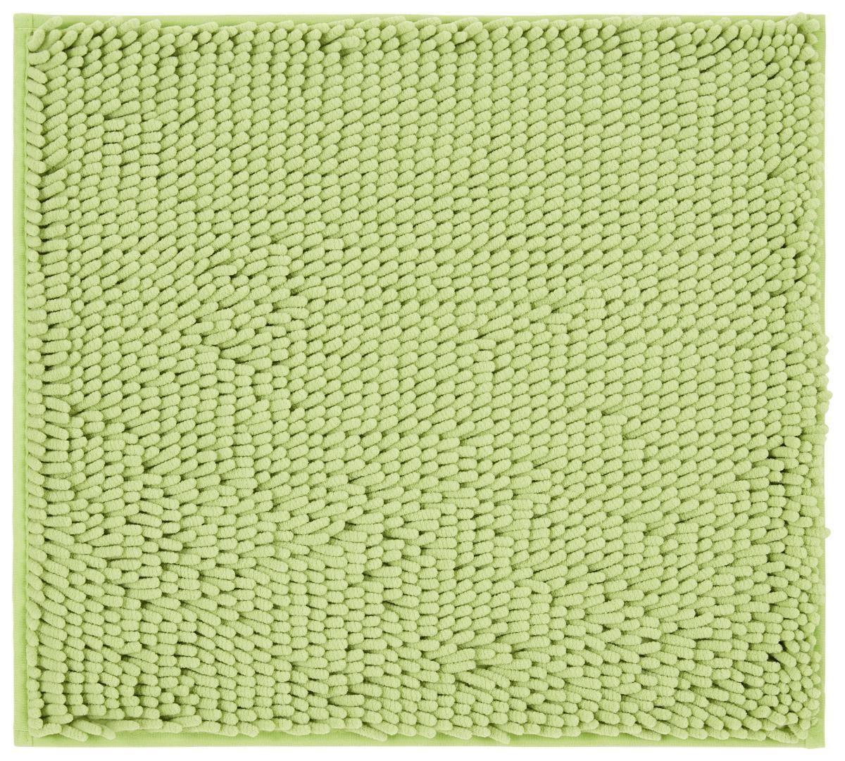 WC-Vorleger Liliane - Grün, KONVENTIONELL, Textil (45/50cm) - Ombra