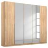 Drehtürenschrank 226cm Alabama, Sonoma Eiche Dekor - Sonoma Eiche, MODERN, Holzwerkstoff (226/229/54cm) - Rauch Möbel