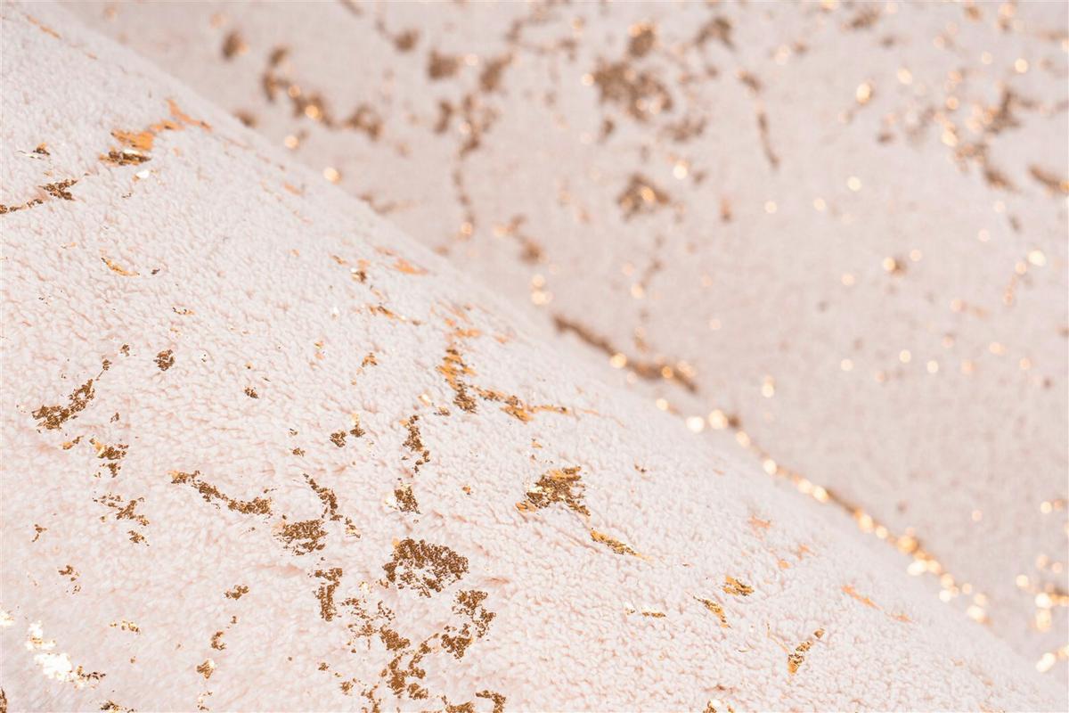 Teppich Creme, Goldfarben Bijou 225, BxL: 80x150 cm - Goldfarben/Creme, KONVENTIONELL, Textil (80/150cm)