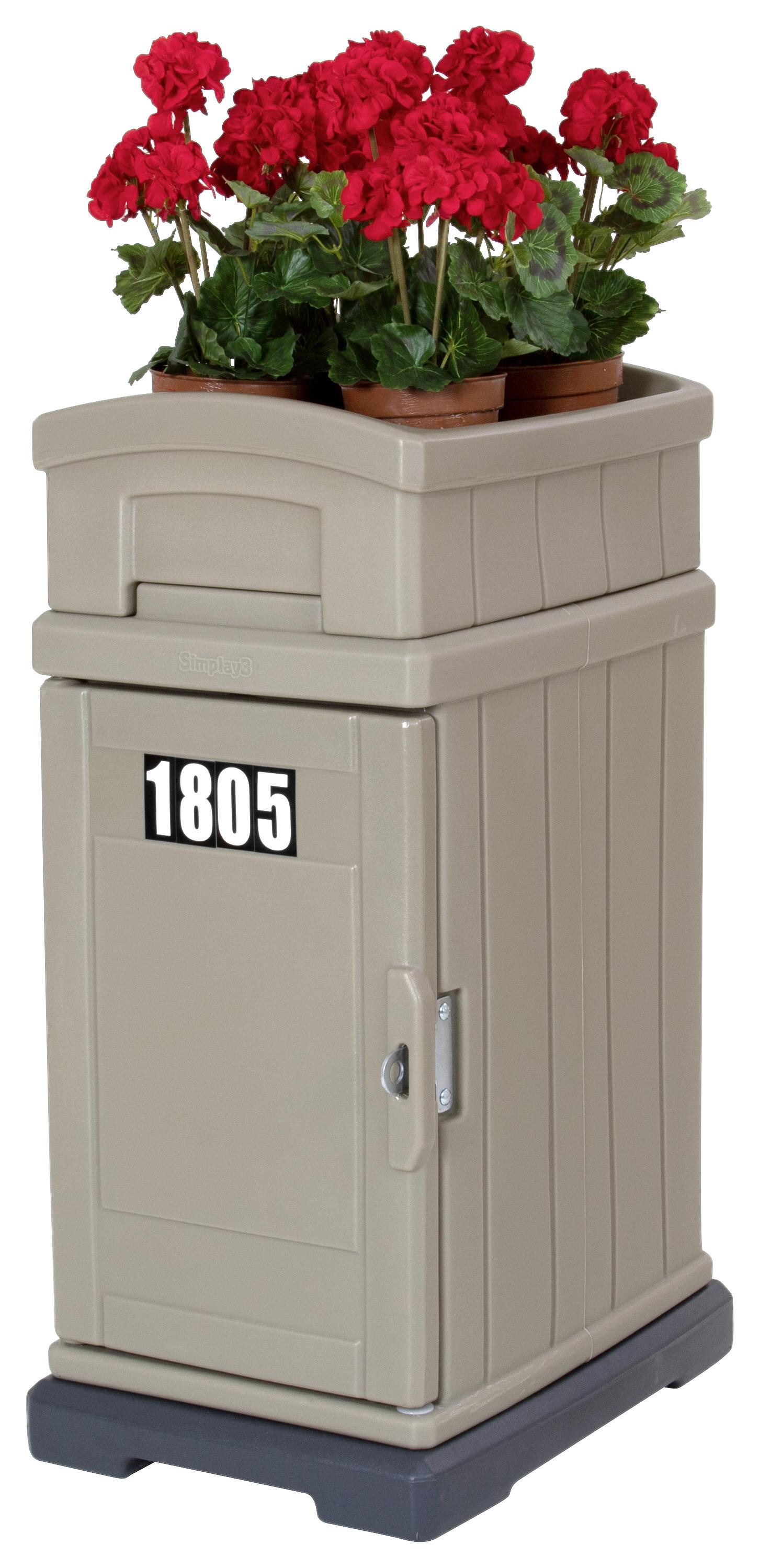 Paketbox Kunststoff Grau