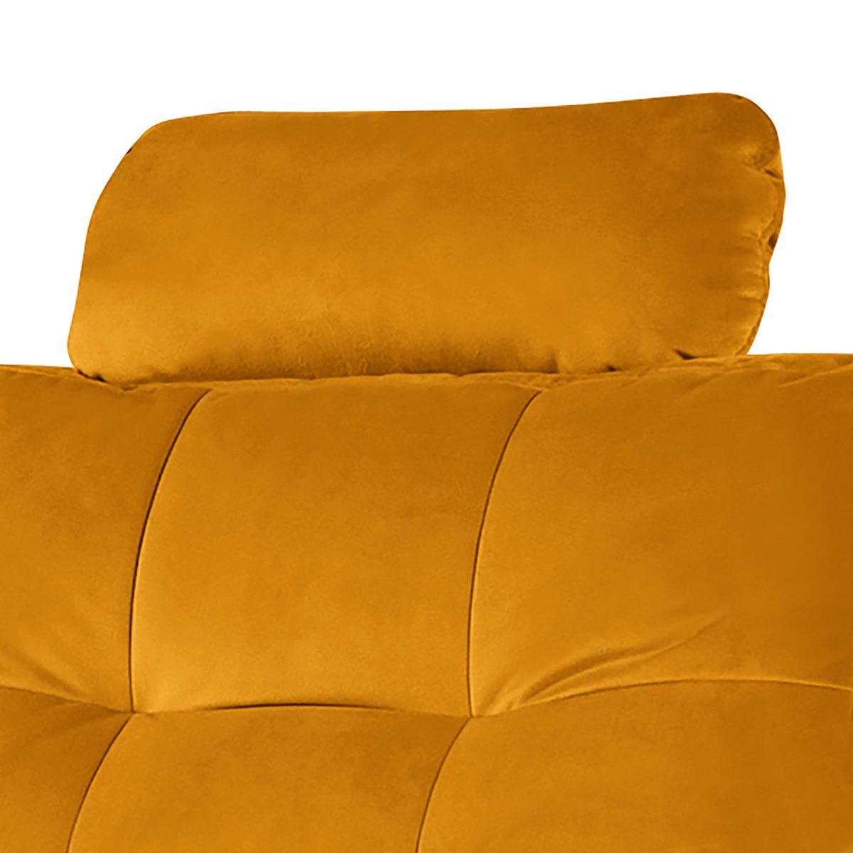 Kopfstütze Nordic. Gelb B: 43 cm - Gelb, Design, Textil (43/18/15cm) - Livetastic