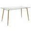 Jedálenský Stôl Vinnie - hnedá/číre, Moderný, kov/sklo (140/76/80cm) - Modern Living
