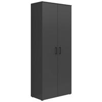 Skriňa MULTISTAURAUM š: 80 cm - čierna/grafitová, Modern, kompozitné drevo/plast (80/195/40cm)