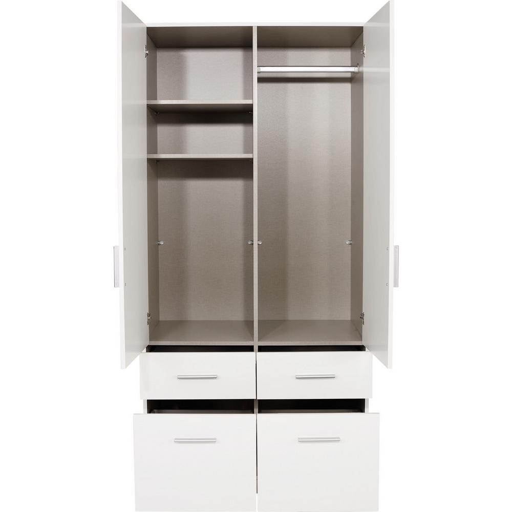Šatníková Skriňa Celle, biela, 91 cm, 197 cm, 54 cm