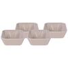 Dipschalenset Aus Keramik, Creme, Street 4--Teilig. 8,5x8,5cm - Creme, Basics, Keramik (8,5/8,5cm) - Creatable
