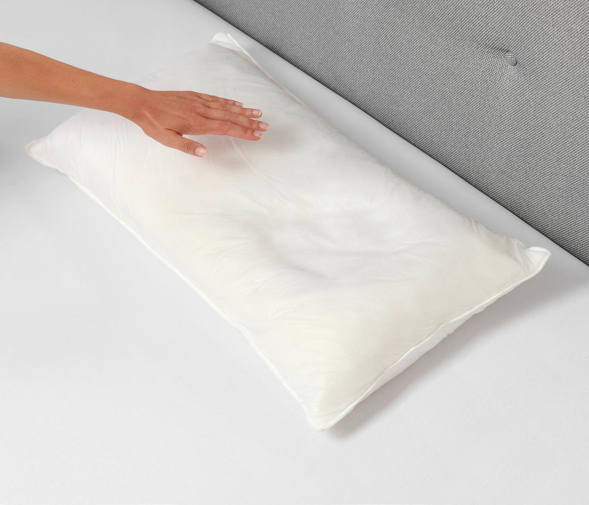 ŠIJOVÝ VANKÚŠ Bamboo Visco, 40/80cm, biela - biela, textil (40/80cm) - Nadana