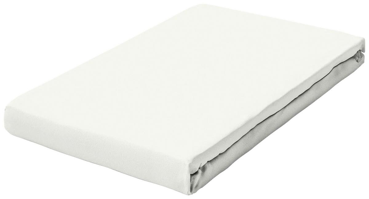 Boxspring-spannleintuch Pure Boxspring - Perlmutt, Basics, Textil (90-100/190-220cm) - Schlafgut