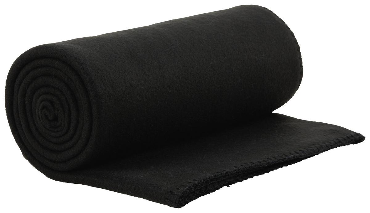 FLEECOVÁ DEKA Bea, 130/160 cm - černá, textil (130/160cm) - Modern Living