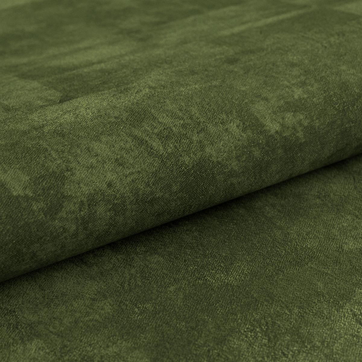 Schlafsofa Perla Olivgrün B: 203 cm - Schwarz/Olivgrün, KONVENTIONELL, Textil (203/94/96cm)