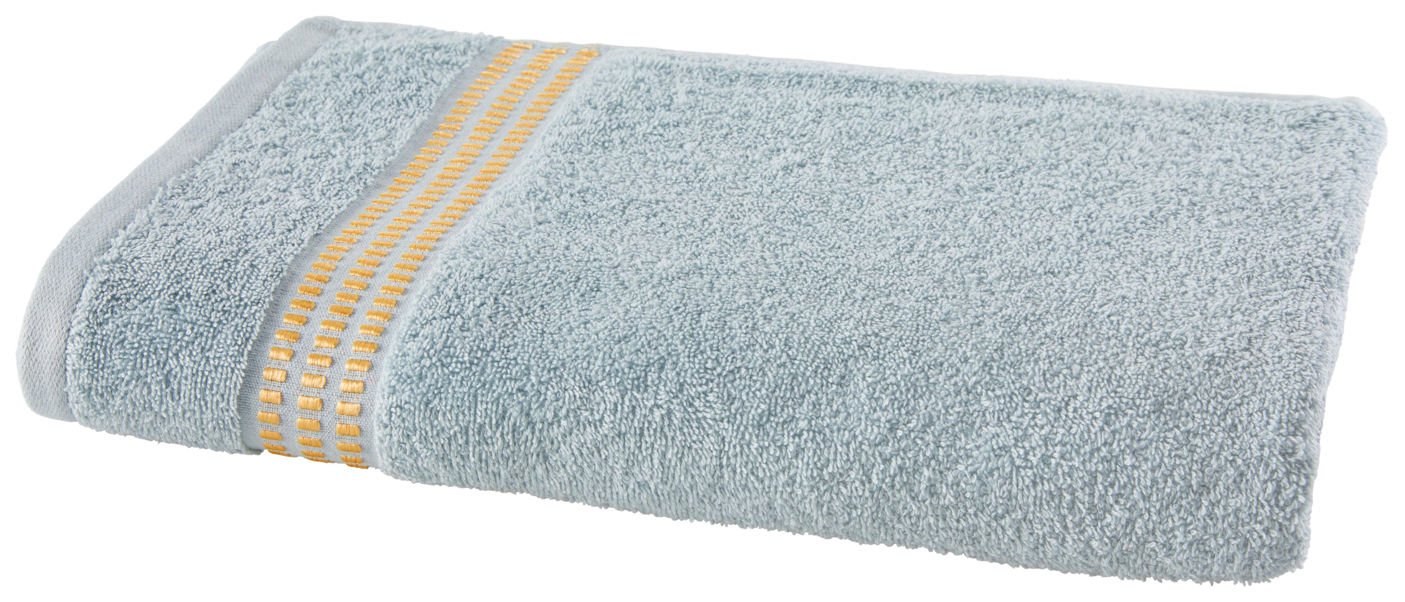 HANDTUCH AUREA - Hellblau, ROMANTIK / LANDHAUS, Textil (50/100cm) - Ondega