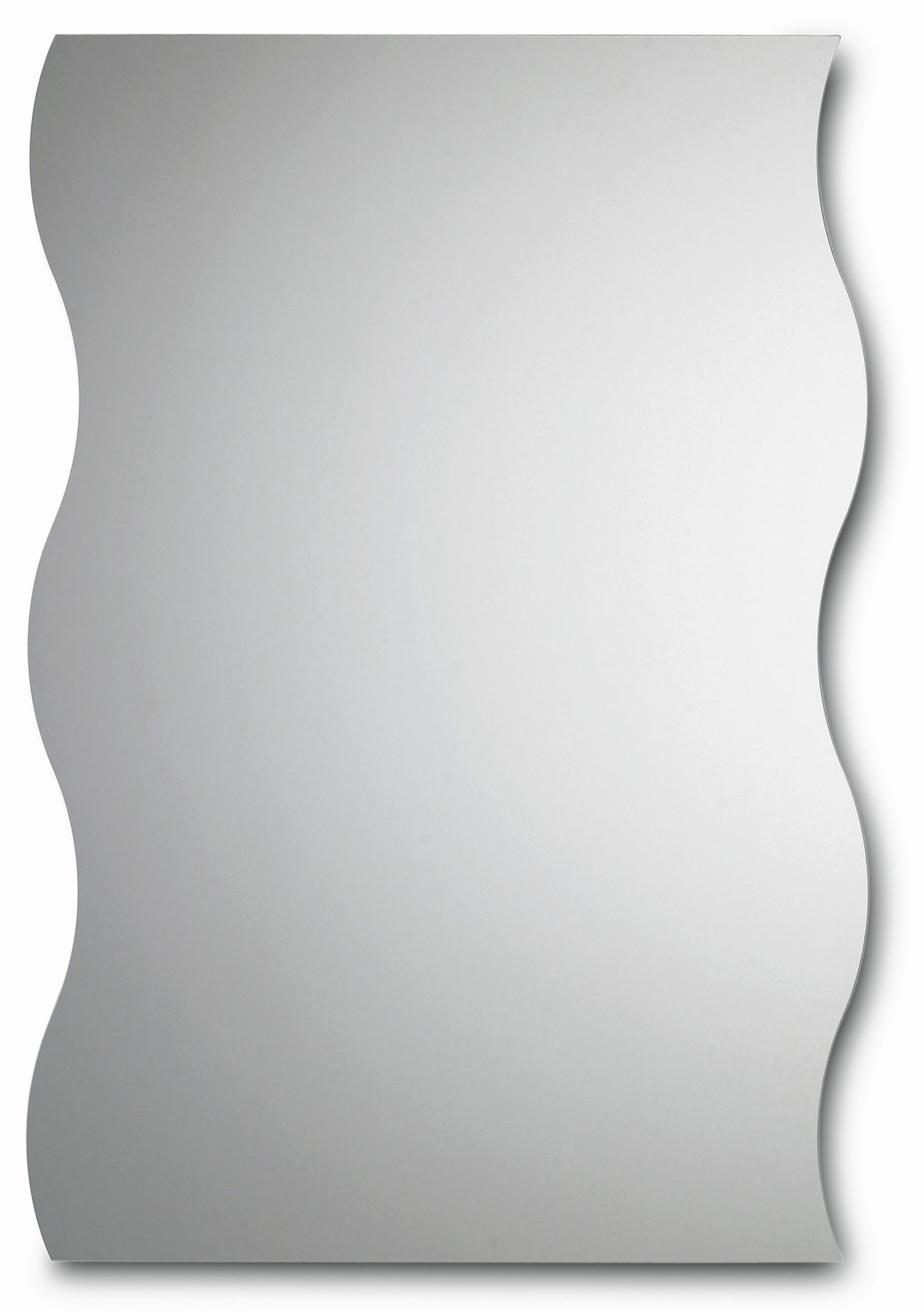 Wandspiegel Bonny Wellenform 50x70 cm - MODERN, Glas (50/70cm) - Ondega