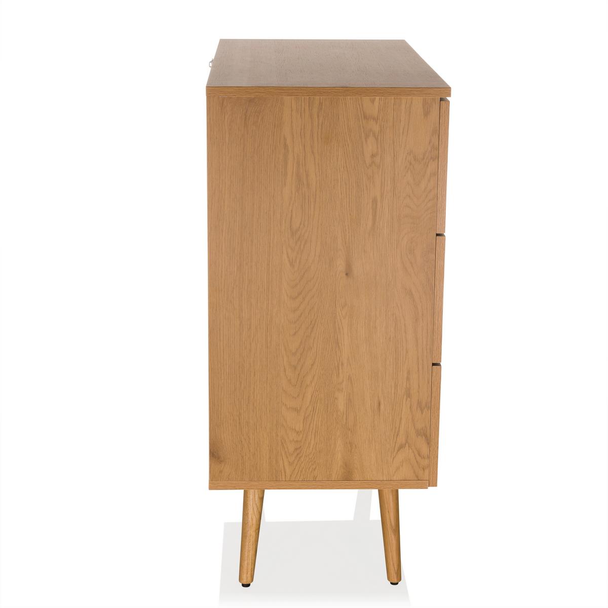 Kommode Boheo Eichefarben B: 80 Cm - Eichefarben, MODERN, Holzwerkstoff (80/90/40cm) - MID.YOU