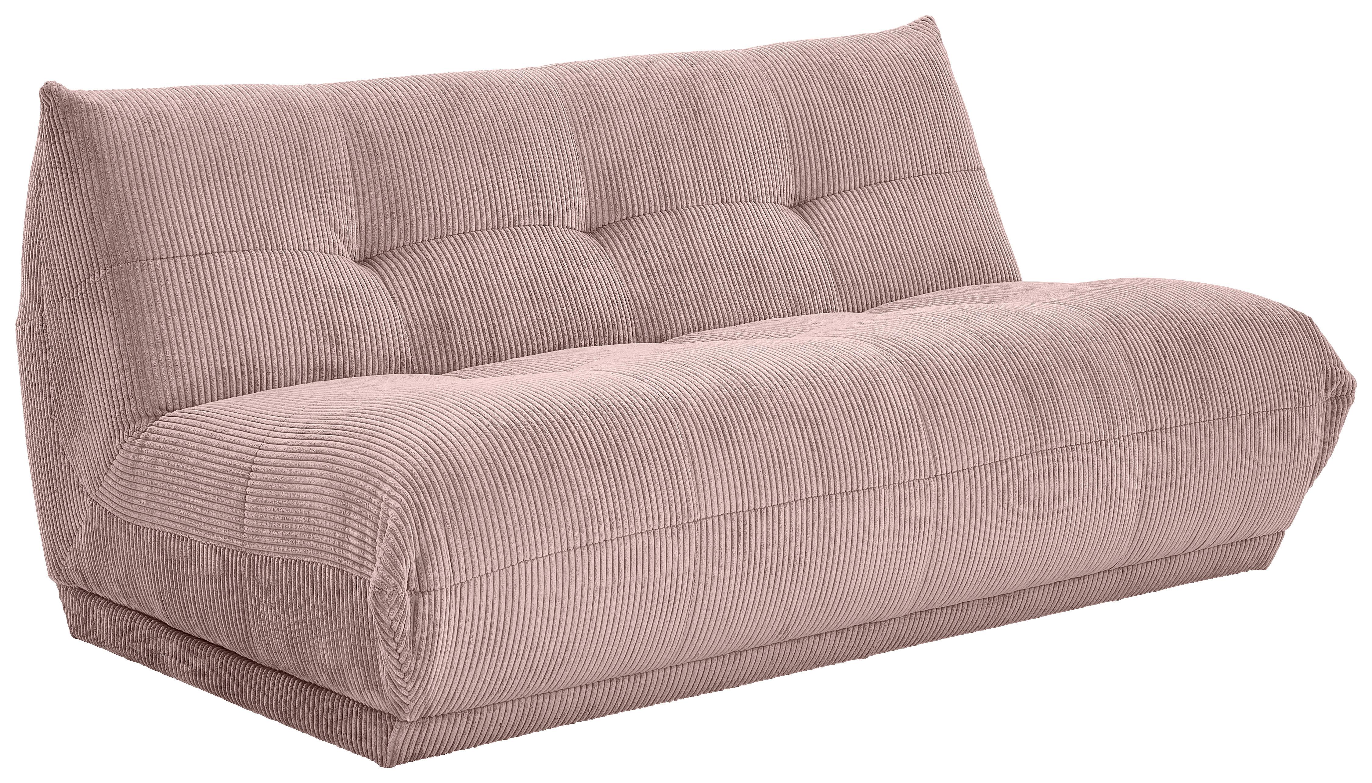 Modul Sofa Giselle 4er Sofa B: 180 cm Altrosa - Altrosa, Trend, Textil (180/80/112cm) - Livetastic