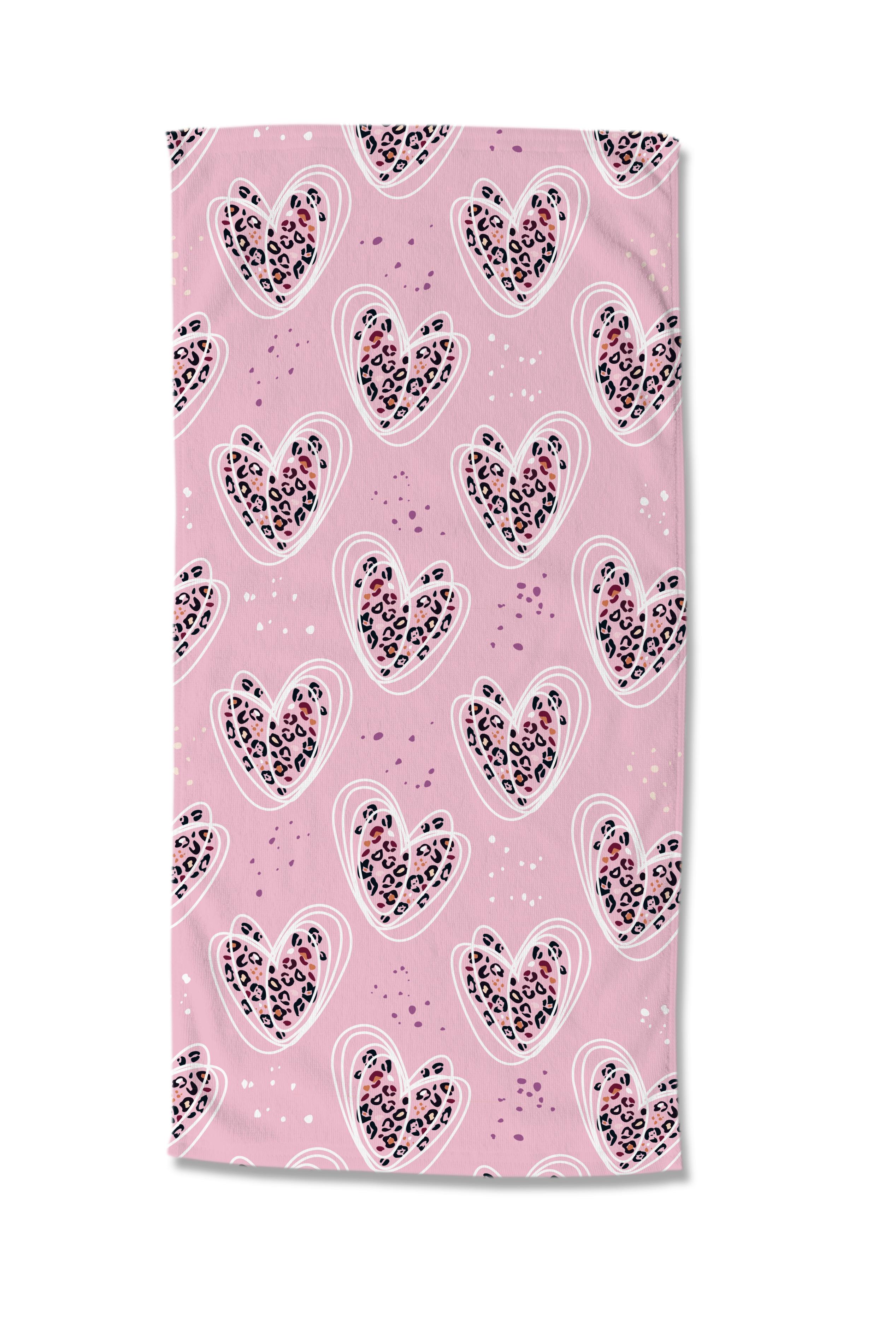 STRANDTUCH FEMKE - Hellrosa/Rosa, Basics, Textil (75cm)