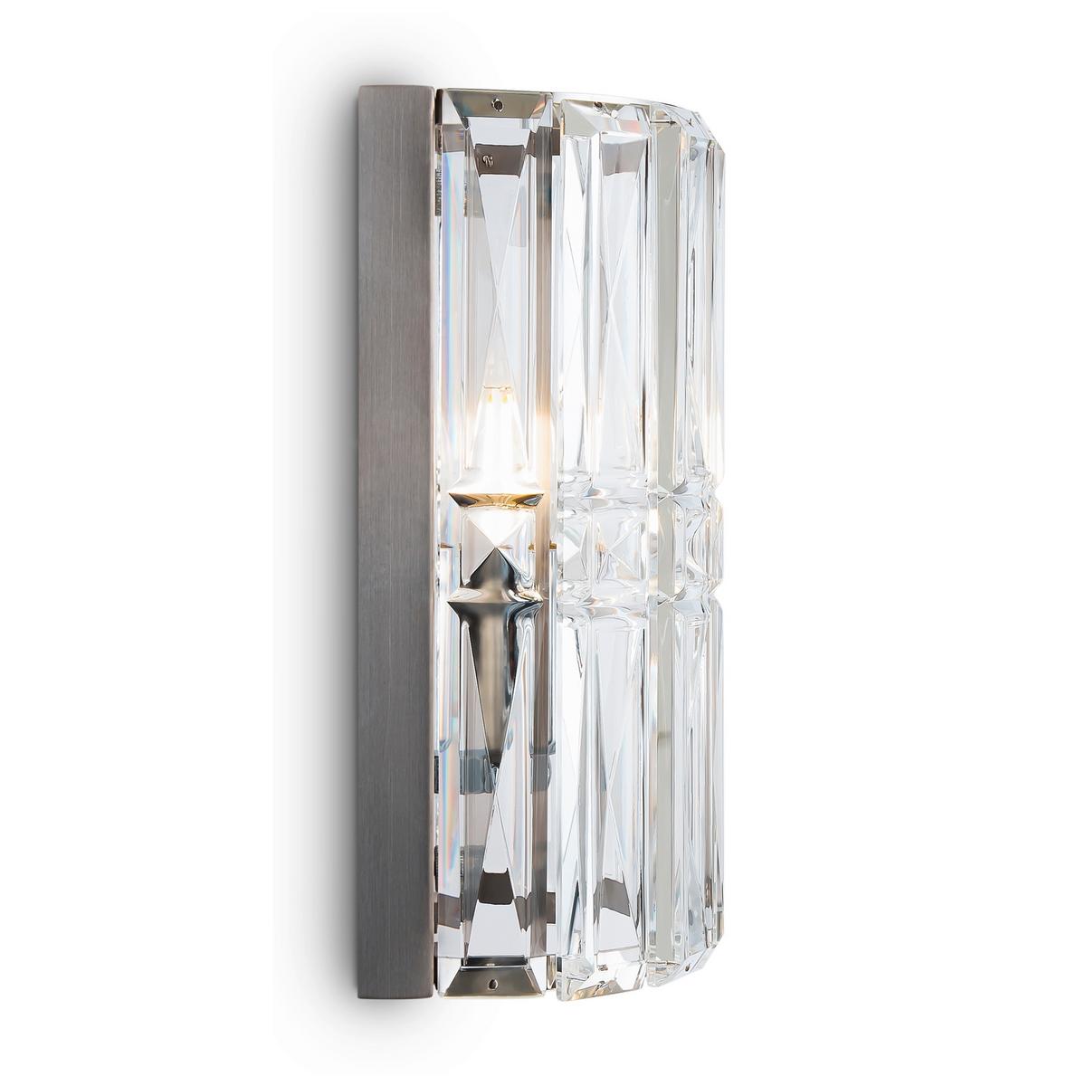 Wandleuchte Facet - Chromfarben, Trend, Glas/Metall (13/10/20cm) - MAYTONI