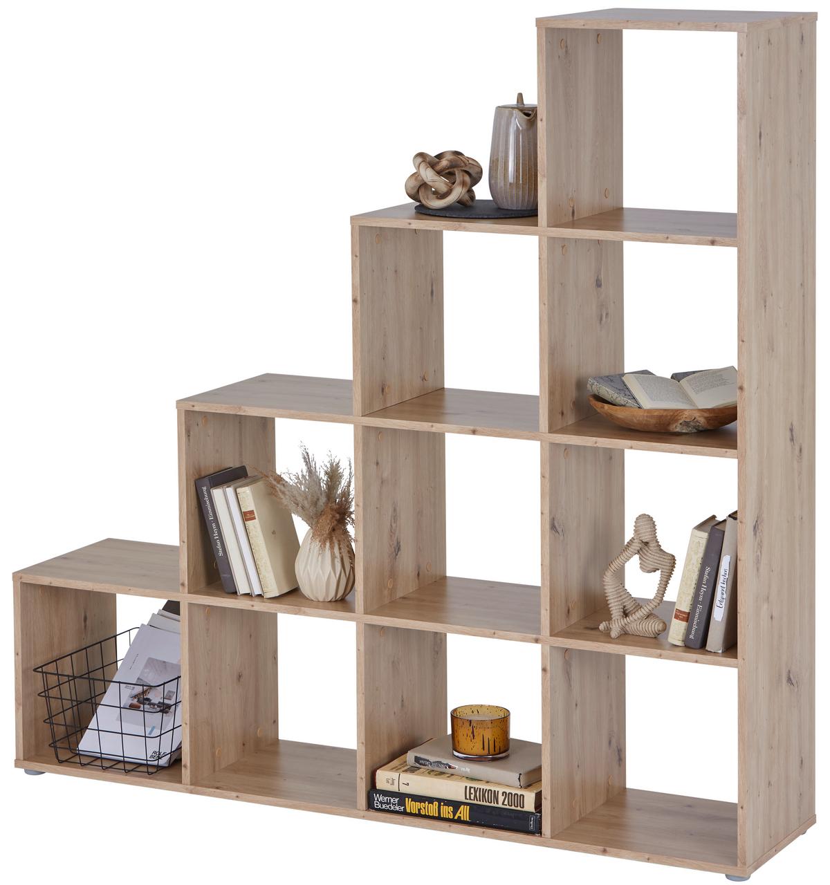 Raumteiler Pisa B: 149 cm Eiche Dekor - Eichefarben, MODERN, Holzwerkstoff (149/148/35cm)