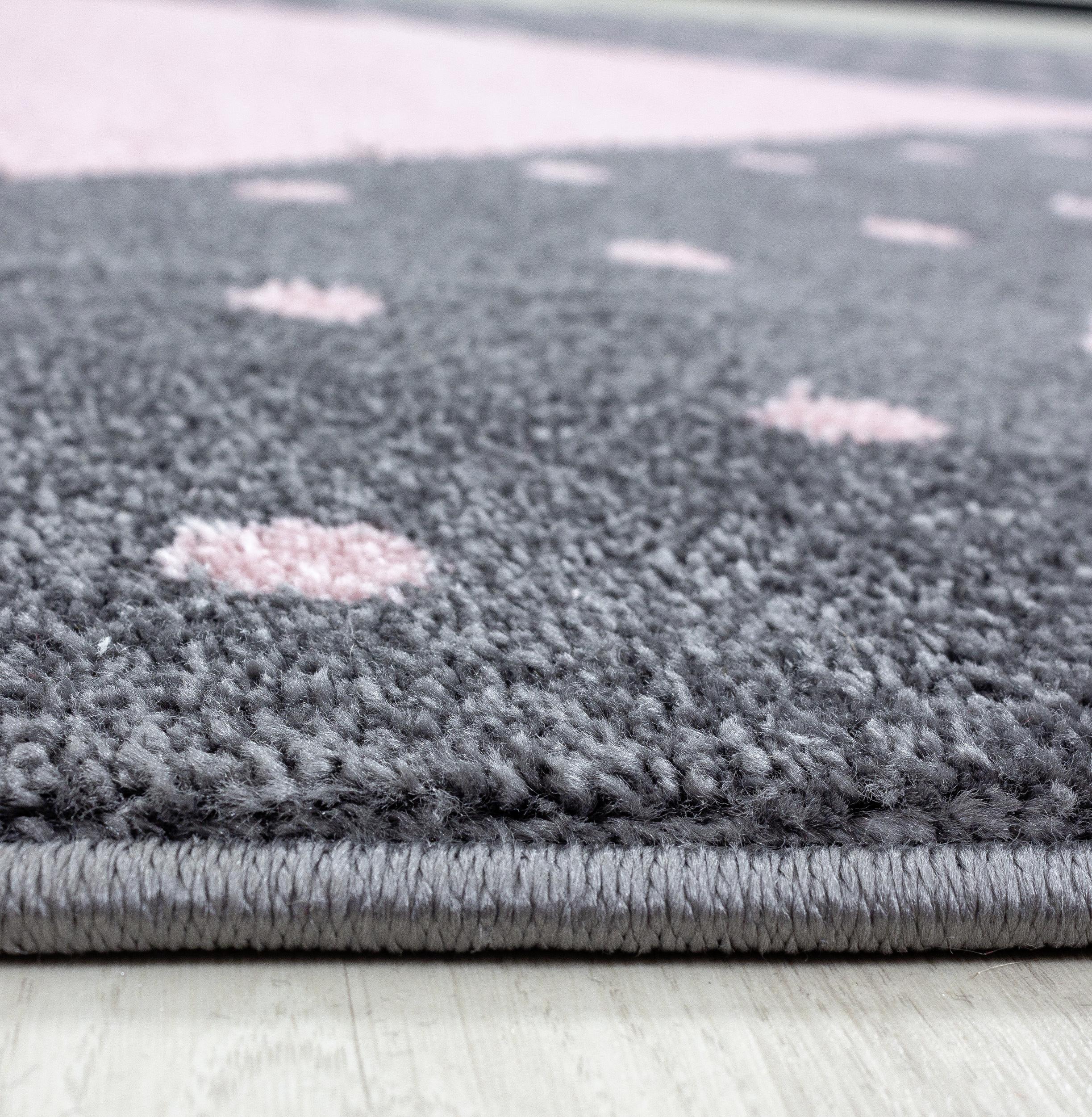 Dětský koberec SRDCE 160cm - pink, Trend, textil (160cm) - Ben'n'jen