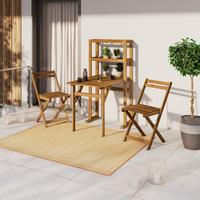 Balkonset Kiel - Akaziefarben, MODERN, Holz (65/42/131/78/85/48cm) - James Wood