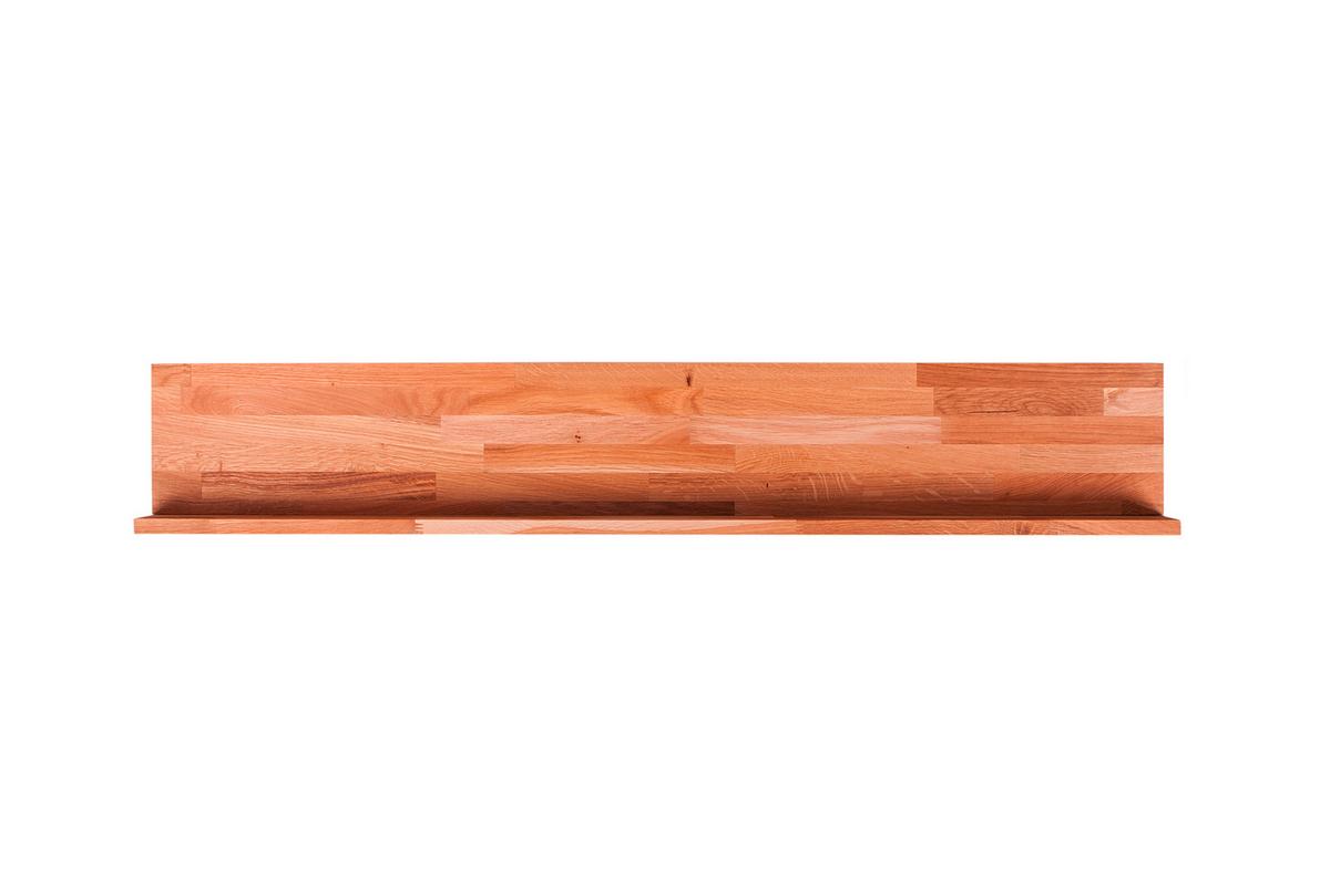 Wandboard Kalle B: 120 cm Echtholz Eiche - Eichefarben, Basics, Holz (120/8/20cm)