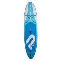 paddleboard SCHOU - bílá/modrá, plast (301/71/15cm)
