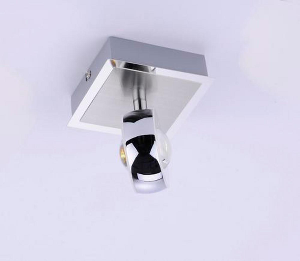 Led-wandleuchte 12471-55 Lolasmart-Opti - Silberfarben, Design, Kunststoff/Metall (12/12/14cm)
