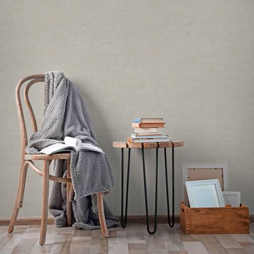 Vliestapete 104640 - Grau, Basics, Papier/Kunststoff (52/1000cm)