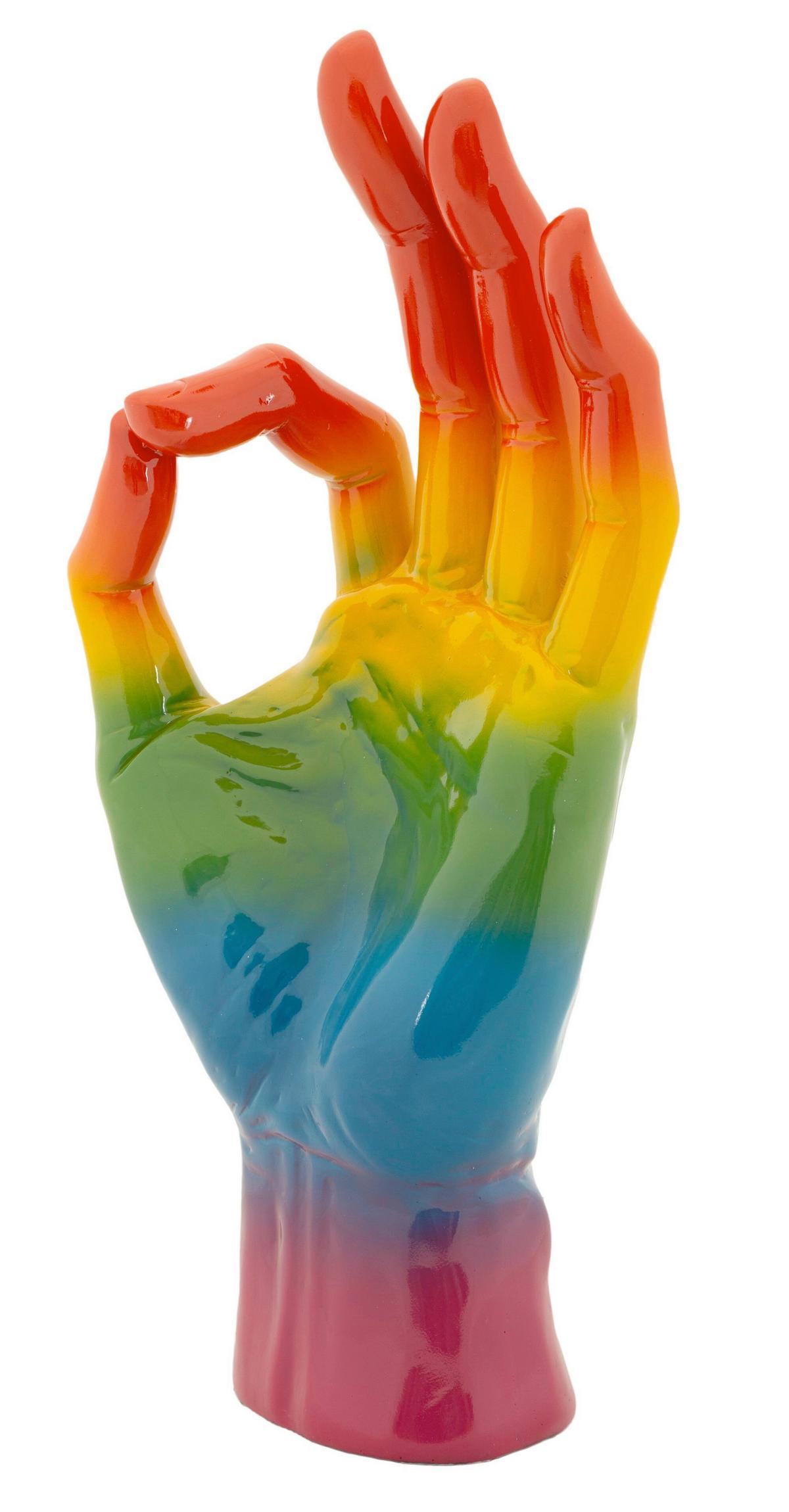 Skulptur Kunststoff, Multicolor - Basics, Kunststoff (16/36/10.5cm)