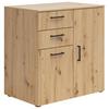 Komód Cabinet - Artisan tölgy, Modern, faalapú anyag (80/83/52cm)