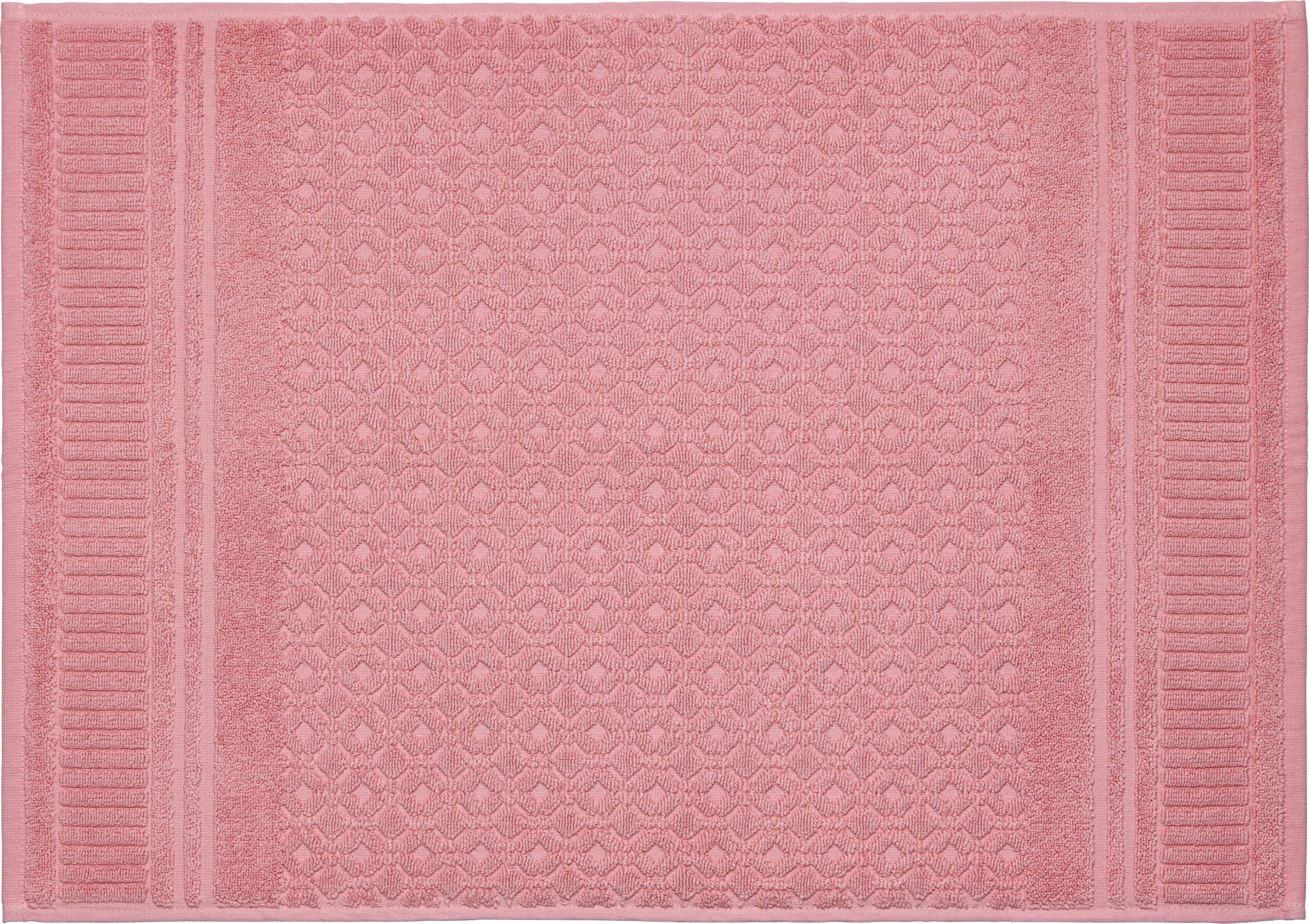 Předložka Koupelnová Carina, 50/70cm, Růžová - růžová, Romantický / Rustikální, textil (50/70cm) - Modern Living